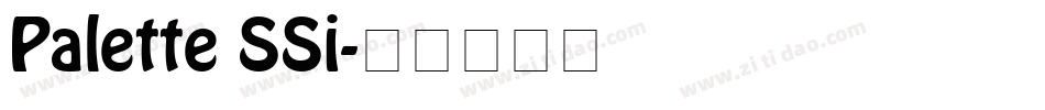 Palette SSi字体转换
